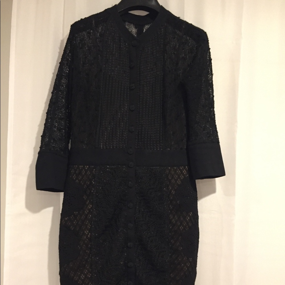 Anthropologie long sleeve woman dress